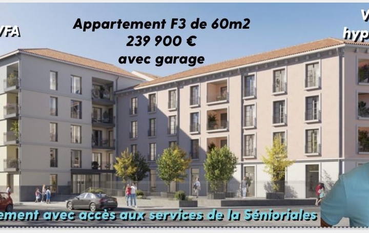 Annonces PORTESLESVALENCE : Appartement | VALENCE (26000) | 60 m2 | 239 900 € 